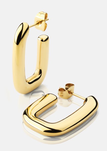 Ohrring Golden Flow - 18k Vergoldet