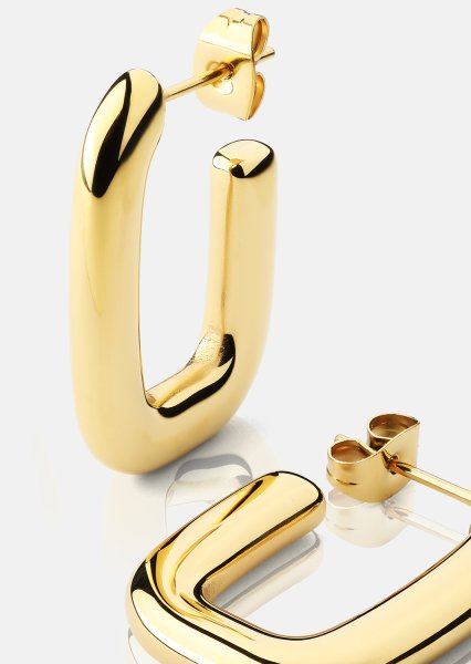 Ohrring Golden Flow - 18k Vergoldet