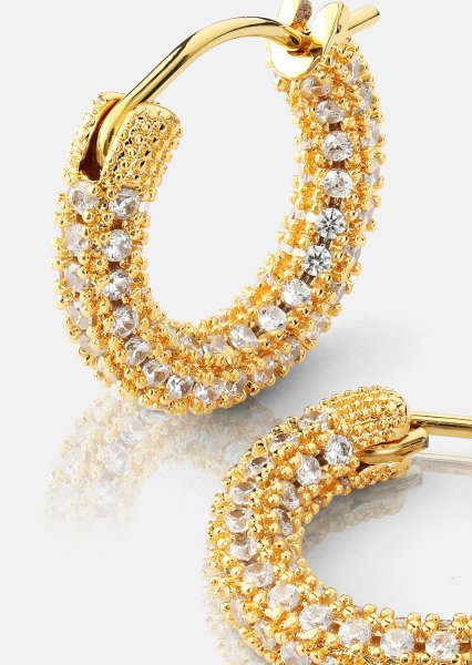 Elegans Ohrring - 18k Vergoldet