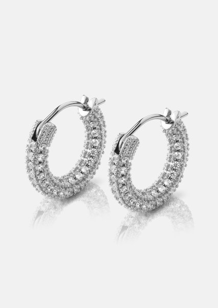 Elegans Ohrring - Versilbert