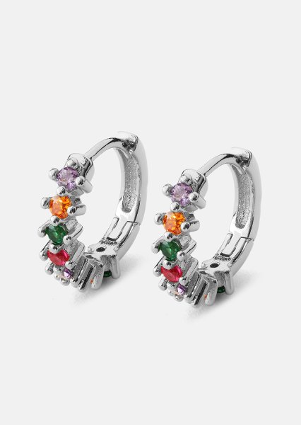 Ohrring Multicolor Shine- Versilbert