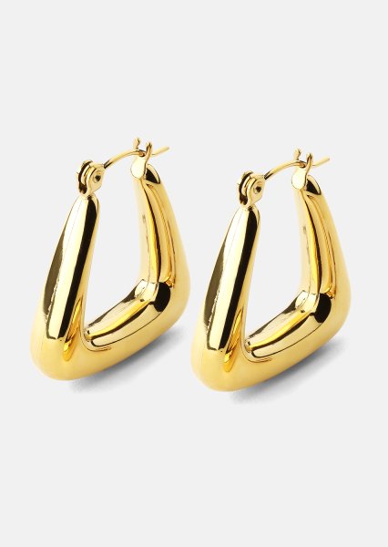 Ohrring TriBold - 18k Gold Plated