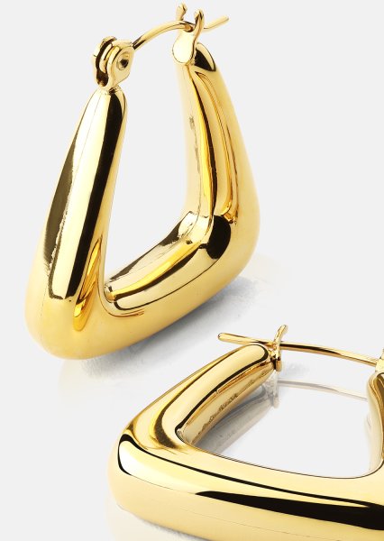 Ohrring TriBold - 18k Gold Plated