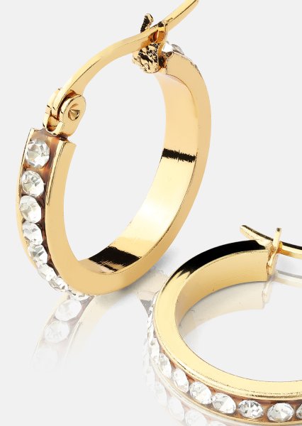 Ohrring CrystalGlow - 18k Vergoldet