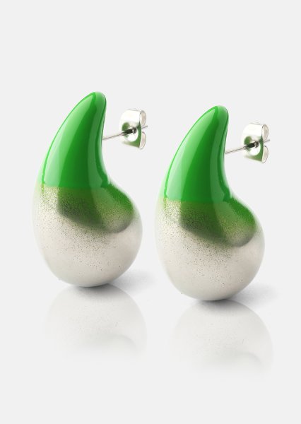 Ohrringe Verdé Glow – Versilbert