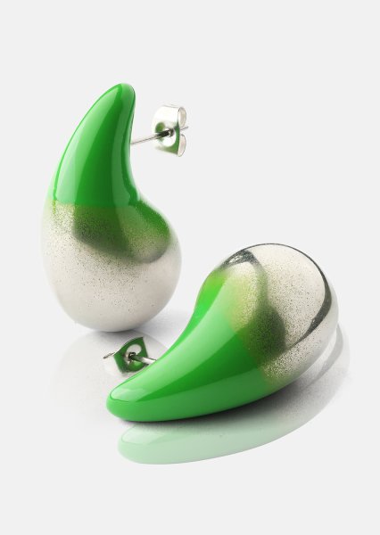Ohrringe Verdé Glow – Versilbert