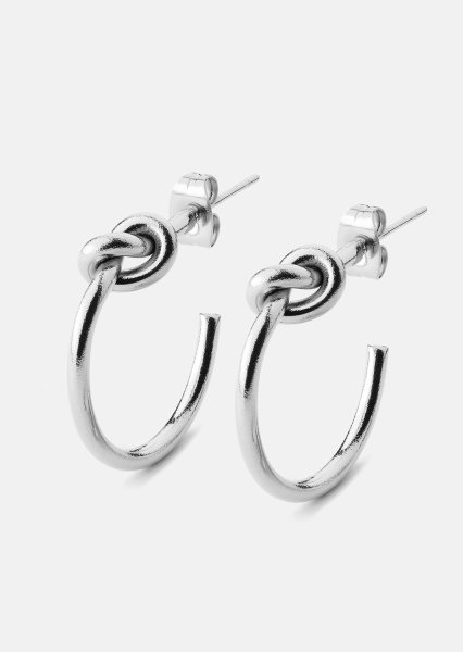 Loop Ohrringe – Versilbert