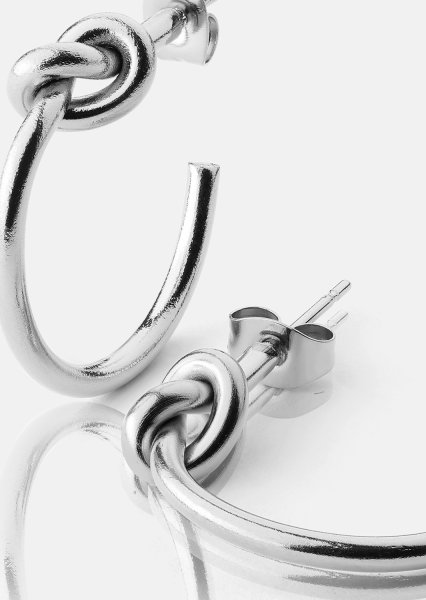Loop Ohrringe – Versilbert