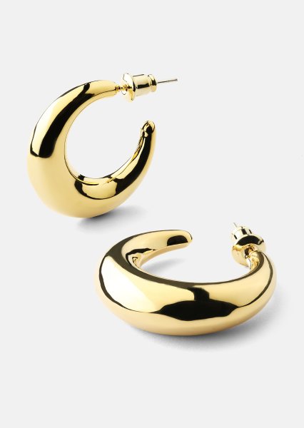 Loop Ohrringe – 18k Vergoldet
