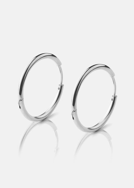 Ohrring Classic Medium - Silver Plated