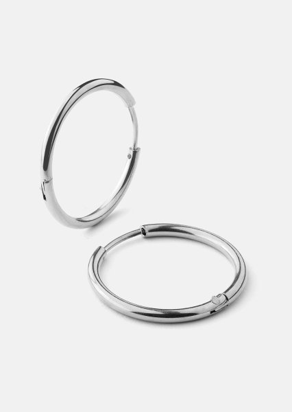 Ohrring Classic Medium - Silver Plated