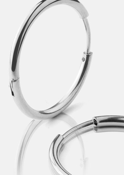 Ohrring Classic Medium - Silver Plated