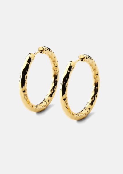 Ohrring Everyday Hoops - 18k Vergoldet