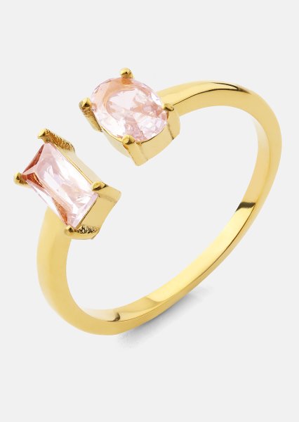 Ring Rosé Duo - 18k Vergoldet