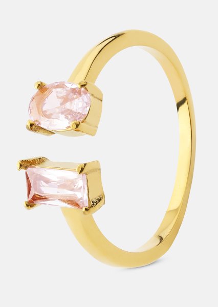 Ring Rosé Duo - 18k Vergoldet