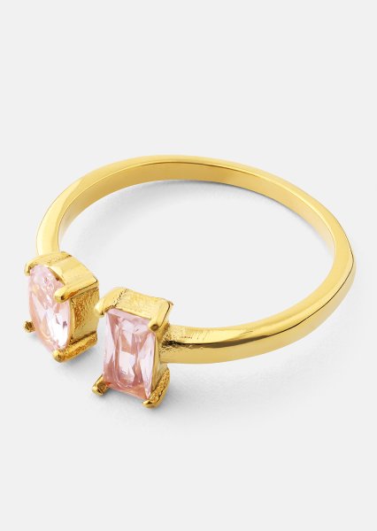 Ring Rosé Duo - 18k Vergoldet