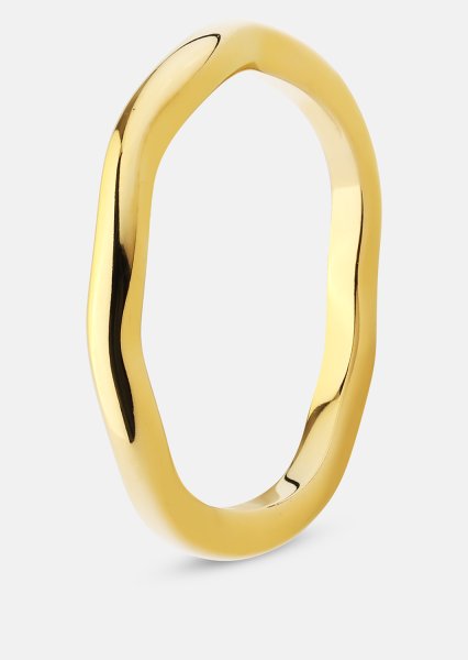 Ring Wave Gold- 18k vergoldet