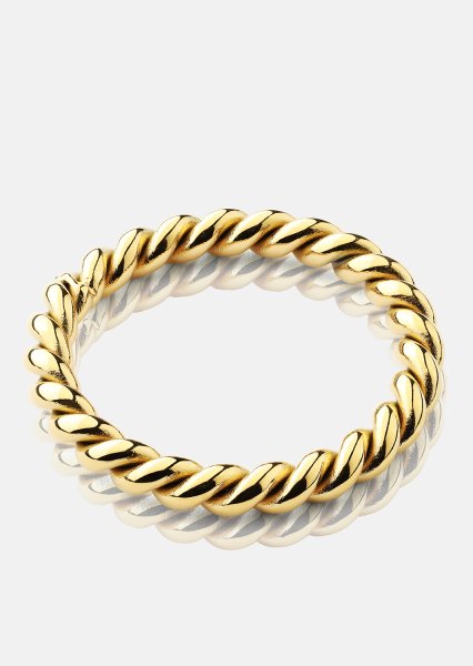 Ring Golden Twist- 18k vergoldet