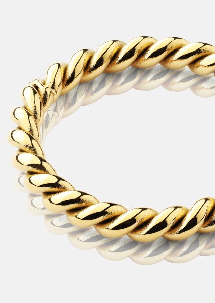 Ring Golden Twist- 18k vergoldet