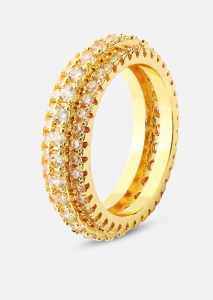 Ring Crystal Shimmer - 18k vergoldet