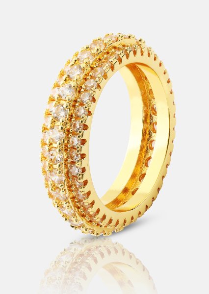 Ring Crystal Shimmer - 18k vergoldet