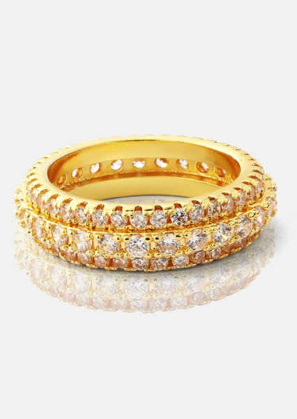 Ring Crystal Shimmer - 18k vergoldet
