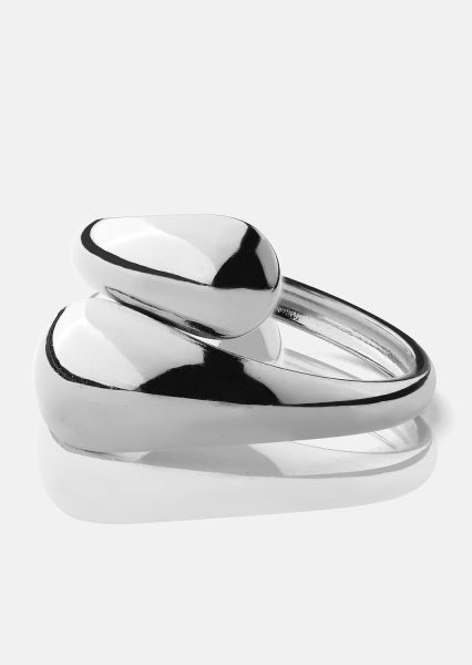 Ring Bold Drops - Versilbert