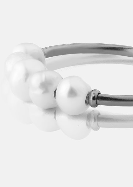 Ring Perla - Versilbert