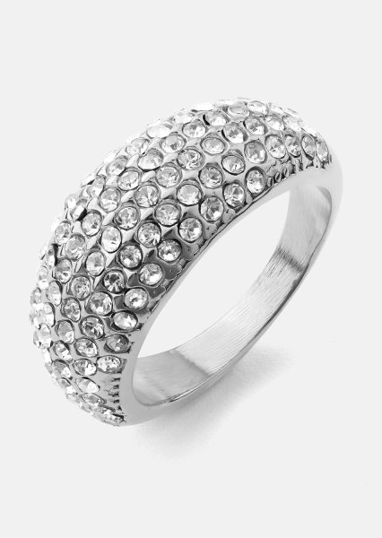 Stella Glimmer Ring - Versilbert