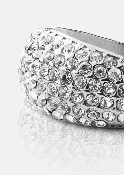 Stella Glimmer Ring - Versilbert