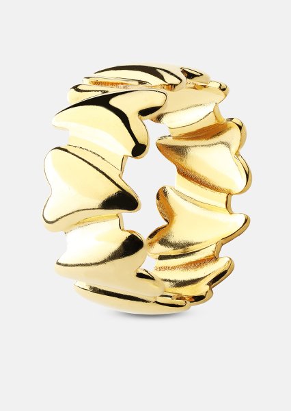 Ring Heartglow - 18k Vergoldet