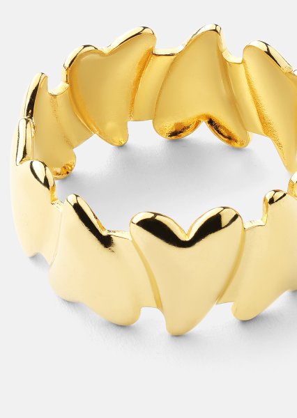 Ring Heartglow - 18k Vergoldet