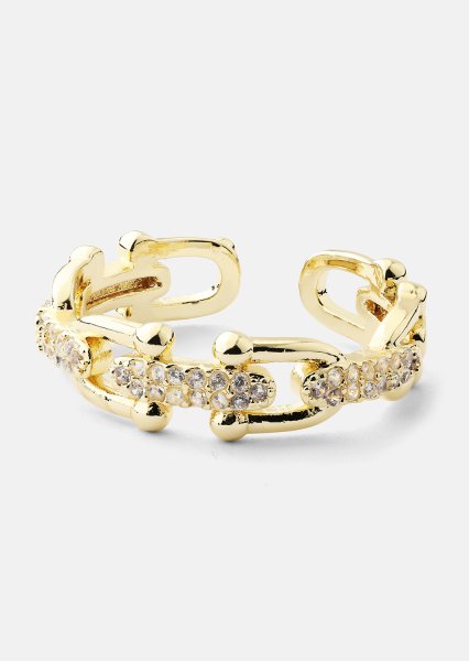 Ring Link Luxe - 18k Vergoldet