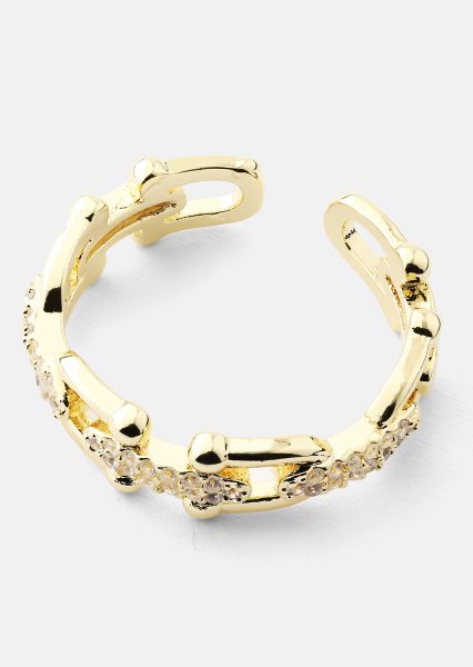 Ring Link Luxe - 18k Vergoldet
