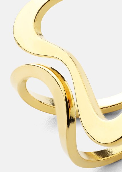 Ring Infinity Flow - 18k Vergoldet