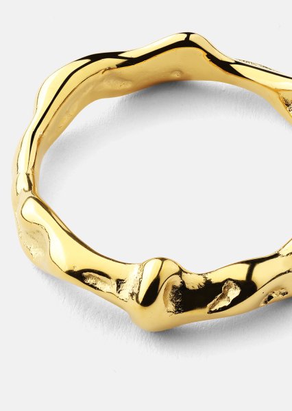 Ondula Ring - 18k Vergoldet