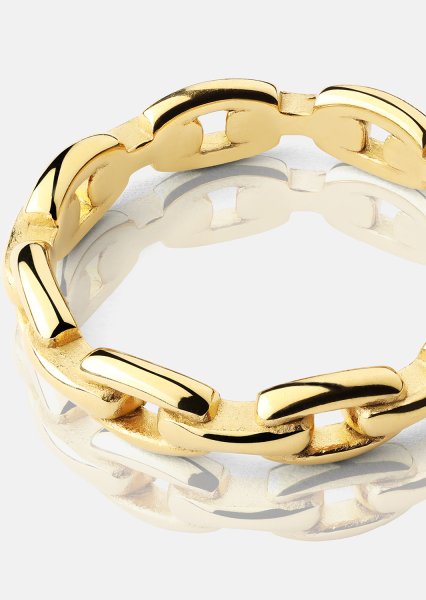  Ring Bold Chain - 18K Plated Gold