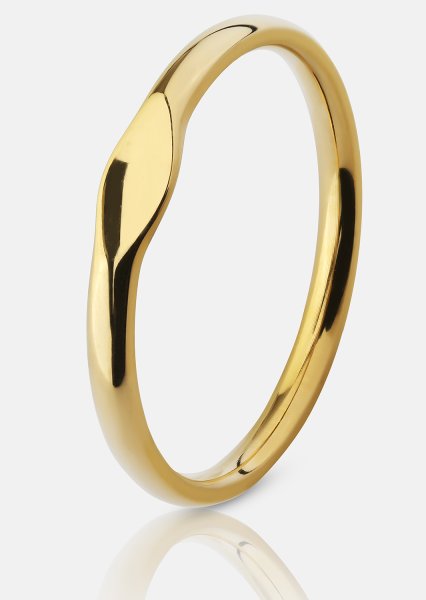 Initial Ring – 18k Vergoldet