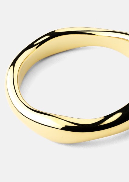 Ring Flow Ring Thin - 18k Vergoldet