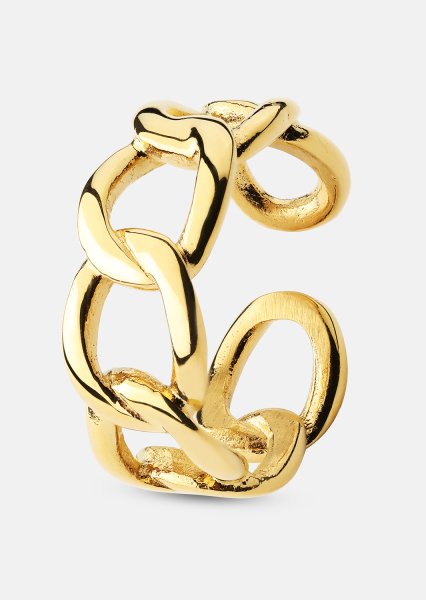 Ring Bold Chain - 18K Vergoldet