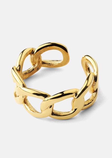 Ring Bold Chain - 18K Vergoldet