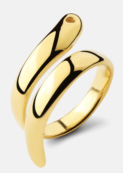 Ring Wave - 18k Vergoldet