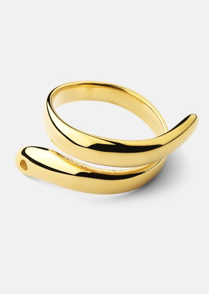 Ring Wave - 18k Vergoldet