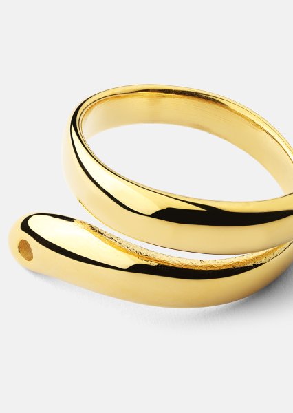 Ring Wave - 18k Vergoldet