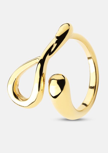 Ring Loop - 18k Vergoldet