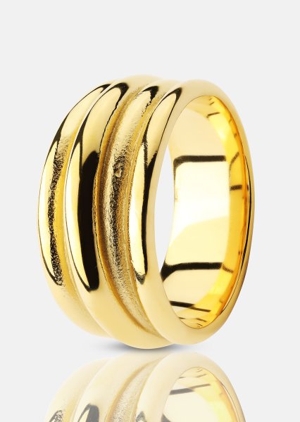 Ring Aurora Bold - 18K Vergoldet