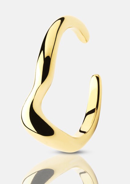 Ring Flow - 18k vergoldet