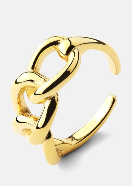 Ring Golden Link - 18K Vergoldet