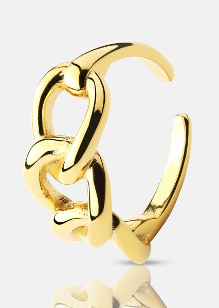 Ring Golden Link - 18K Vergoldet