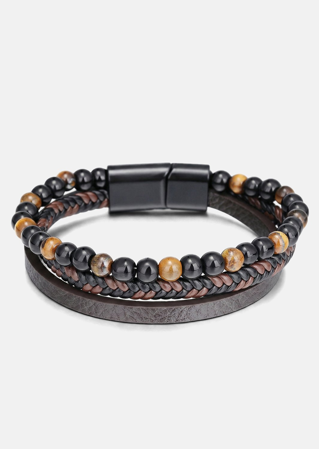 Lederarmband Raven Bond